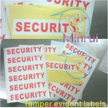 Security Labels For Security Seal Labels,tamper Evident Security Seal Stickers 